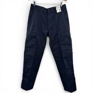 Horace Small TA22912 Cargo Work Pants Dark Navy 6 Pocket Adjustable Waist M X 32